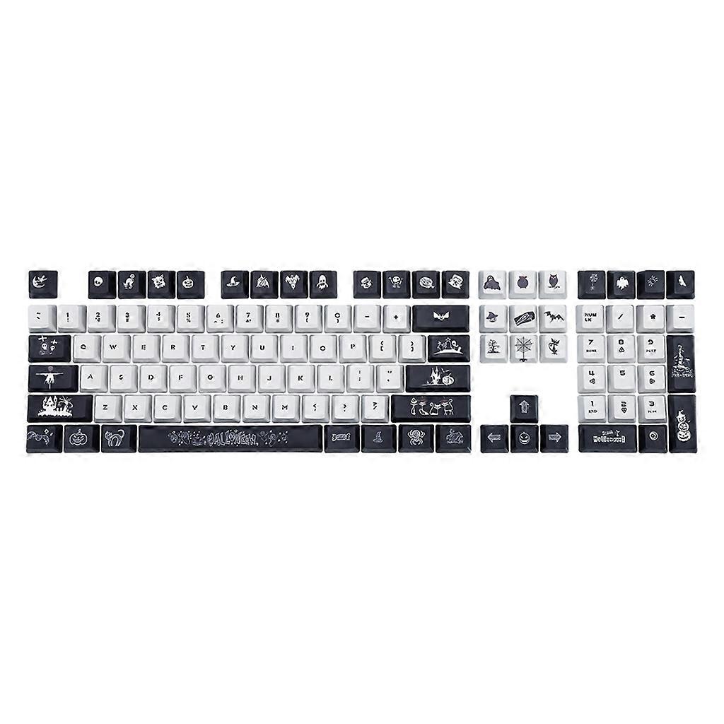 Custom Halloween PBT Opaque Keycap Dye Sublimation OEM Profile Keys 108Key/Set