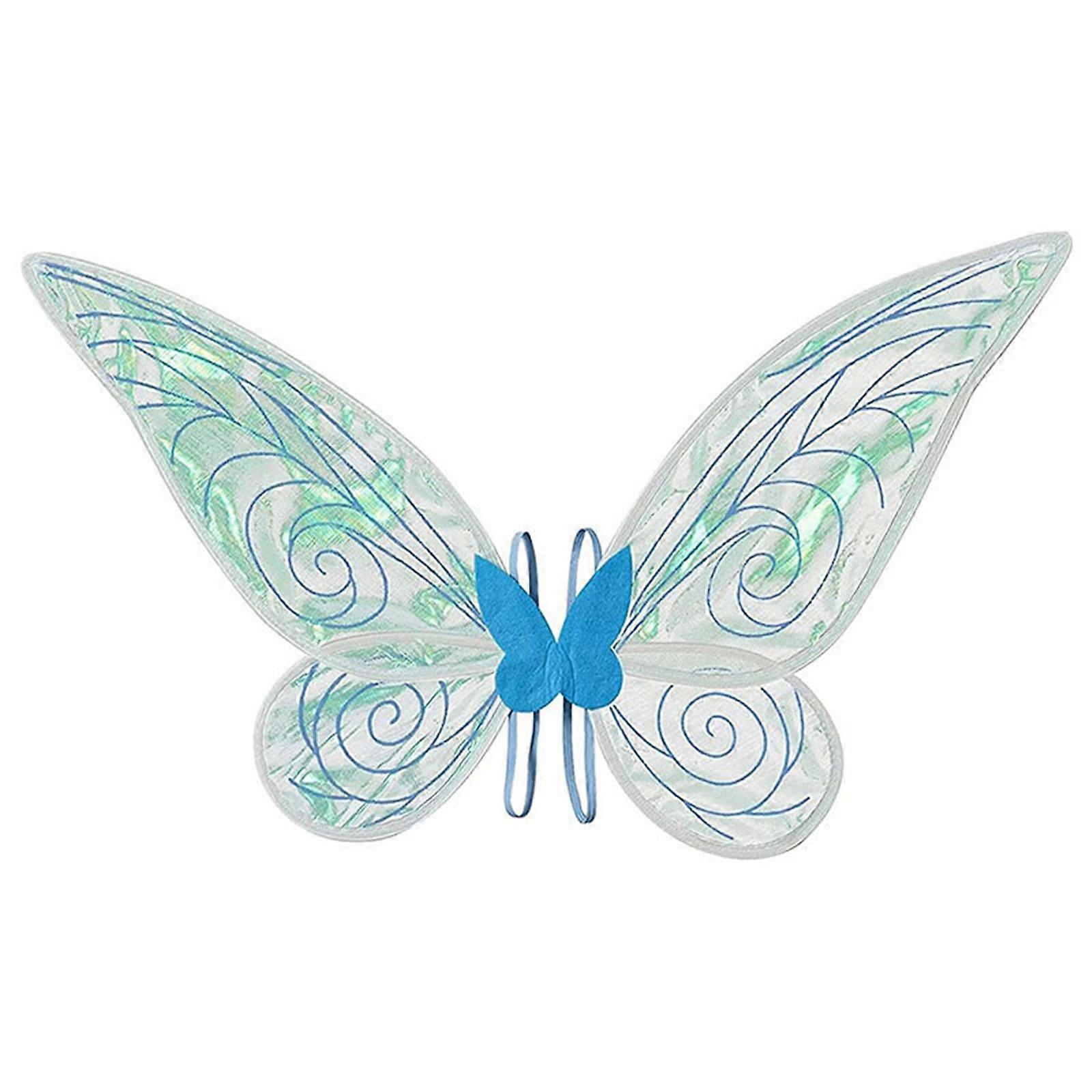 Gradient Sheer Butterfly Fairy Wings and Rubber Po... – Grandado