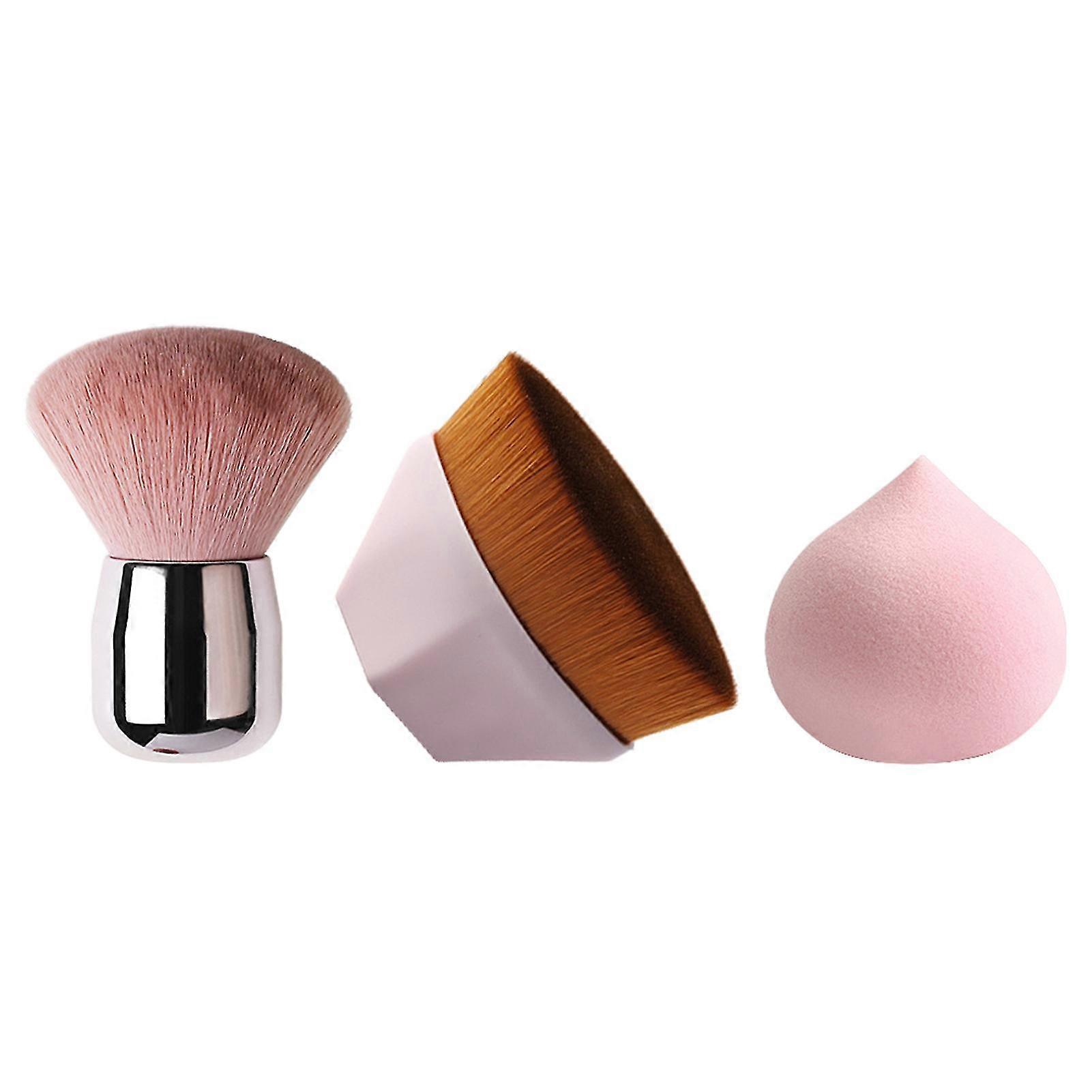 3pcs Home With Sponge Professional Soft Hair Concealer Beginner Makeup