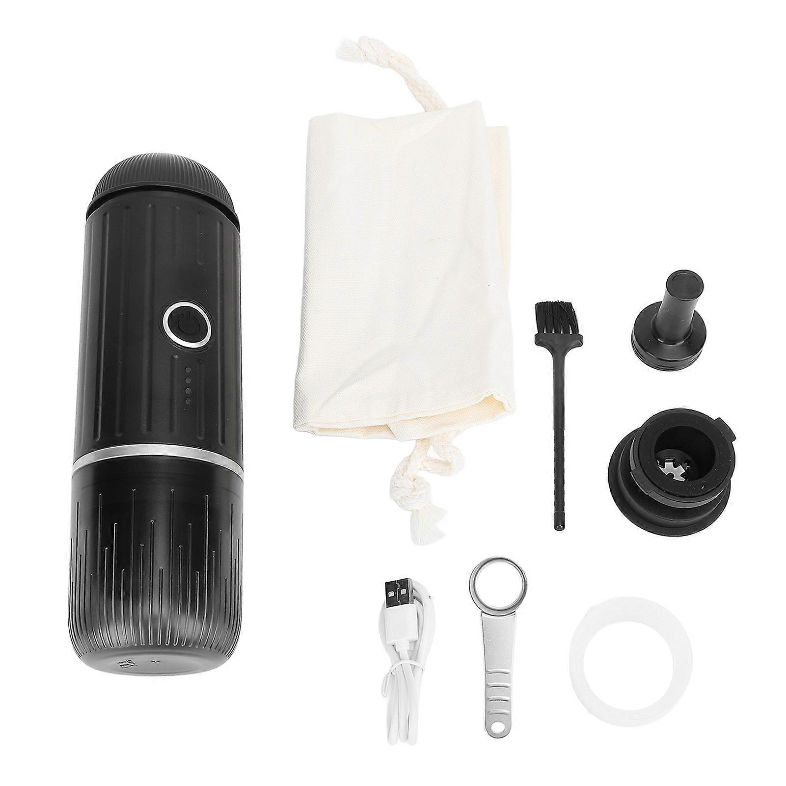 Macchina da caffè portatile 19BAR Macchina da caffè da viaggio con riscaldamento elettrico a pressione per l'uso in ufficio per escursioni in campeggio