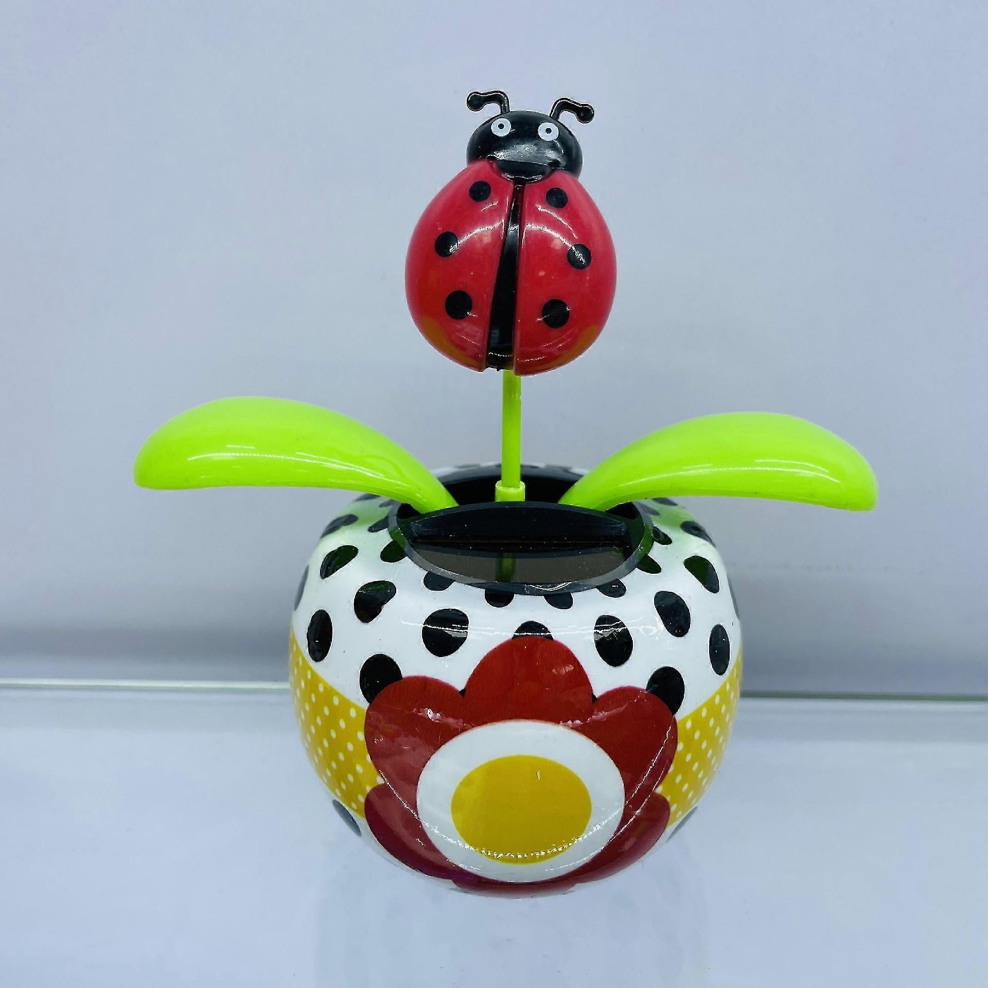 Solar Automatic Swing Sunflower Car Ornament