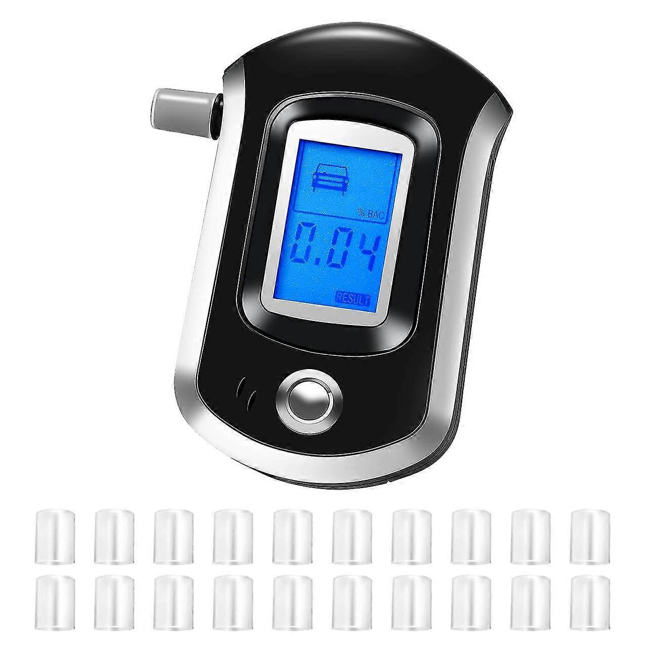 Portable Alcohol Breathalyzer,space Saving, Lightweight,with Backlight Lcd Display,for Drivers, Drinkers