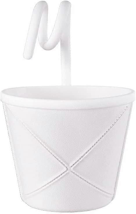 Small Hanging Storage Basket - Ideal for Storing Small Household Items - White - Durable