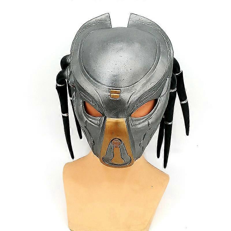 Halloween Cosplay Alien vs. Iron Warrior Máscara de látex