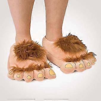Piao Womens Furry Monster Adventure Slippers, comode pantofole da sera calde invernali Hobbit Feet per adulti