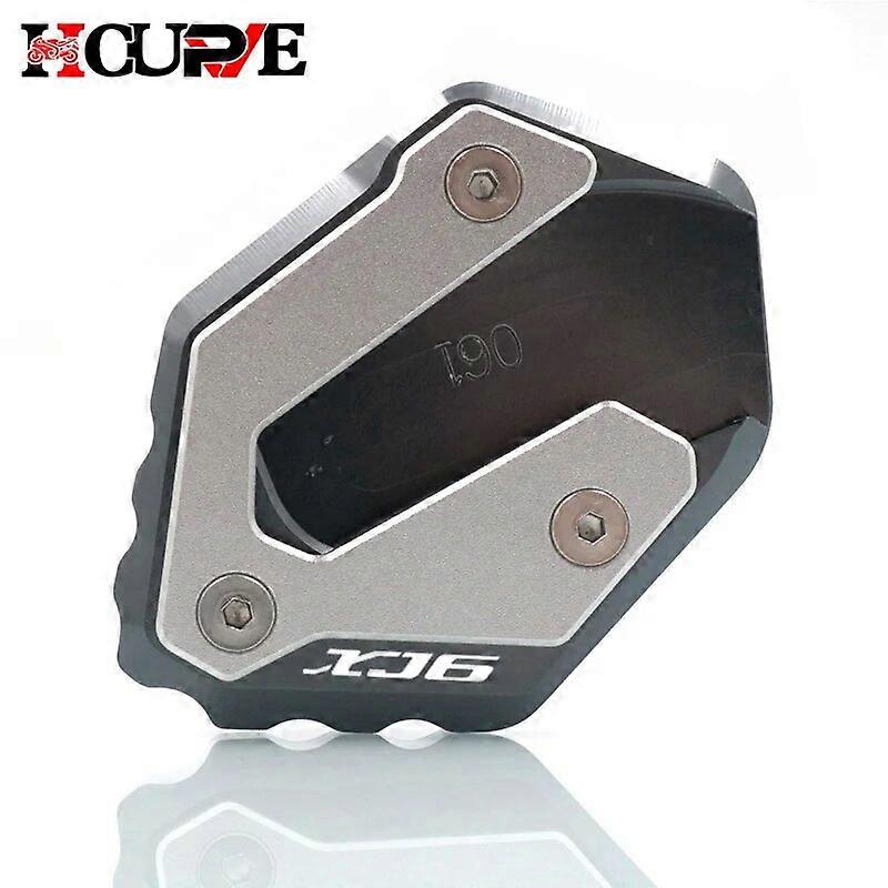 אופנוע CNC Kickstand רגל מעמד בצד הרגל משטח הארכה צלחת תמיכה הגדלת מעמד עבור ימאהה XJ6 XJ6F XJ6N הסחה 2009-2015