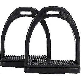 2pcs Horse Stirrup High Strength Plastic Stirrups Safety Horse Riding Stirrups Non-slip Equestrian Stirrups For Saddle(l)