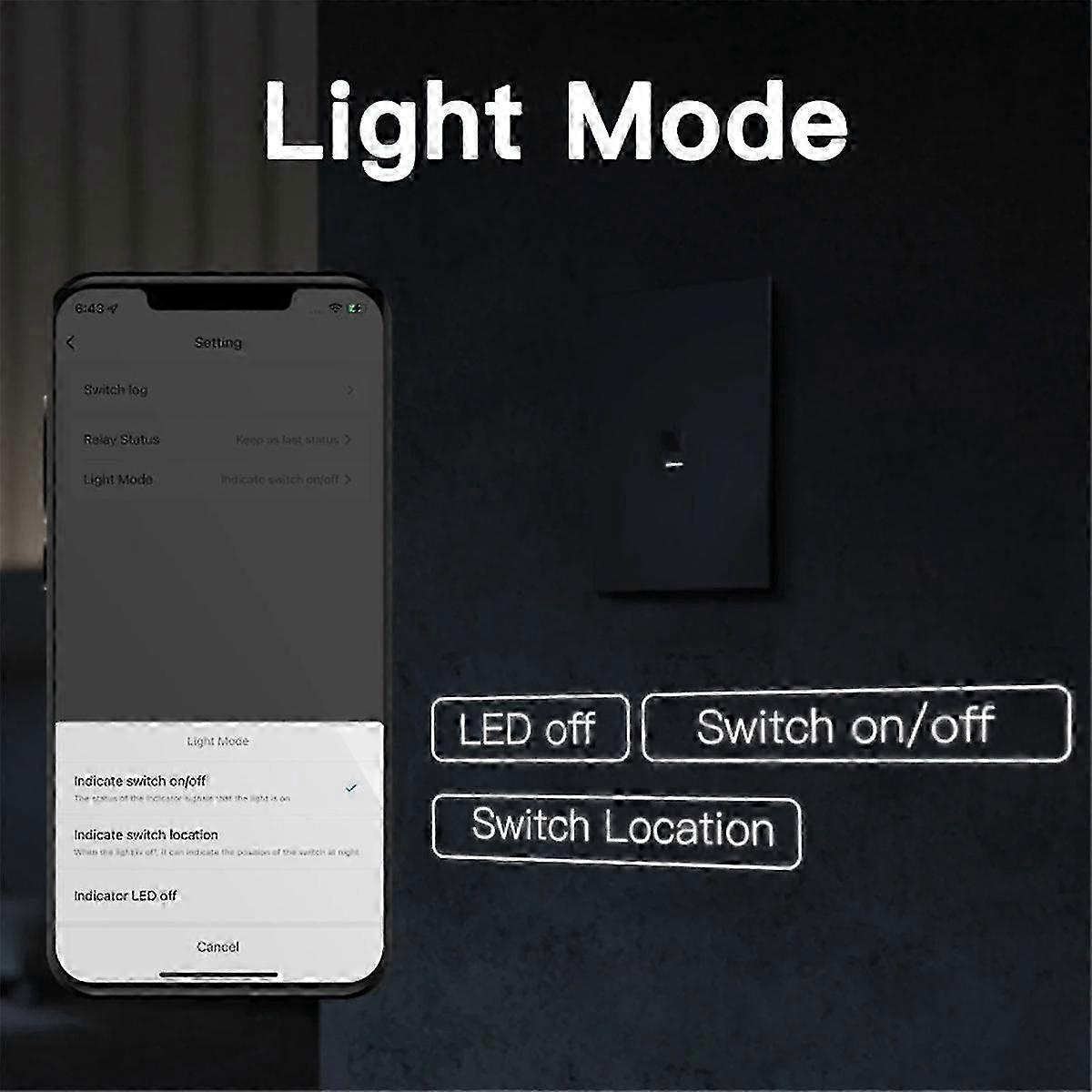 Tuya Wifi Smart Toggle Style Switch Us Neutral Wire Required 3-way Switch App Remote Control Us-plu