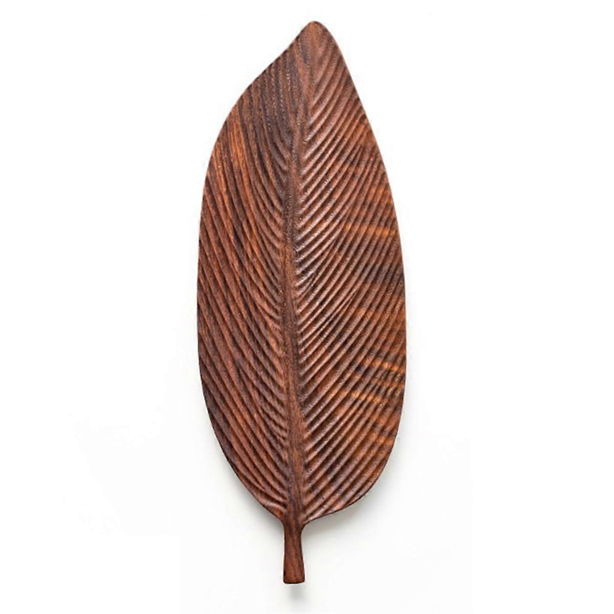 Dinner Tray, Suitable for Meals, Salads and Bread, Handmade Leaf Tray,Large Leaf Veins