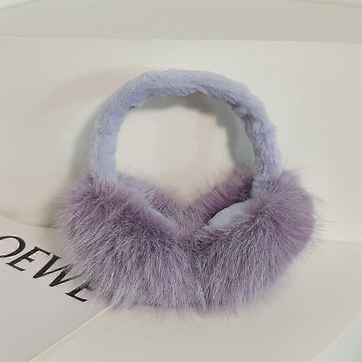 Winter new minimalist foldable earmuffs, suitable for men and women to keep warm and protect their ears