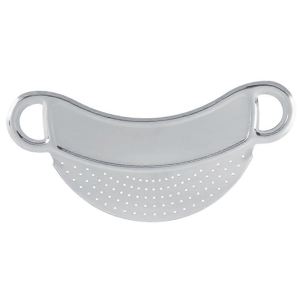 Stainless Pot Strainer Drainer Sieve Filter Kitchen Cooking Utensil Tool