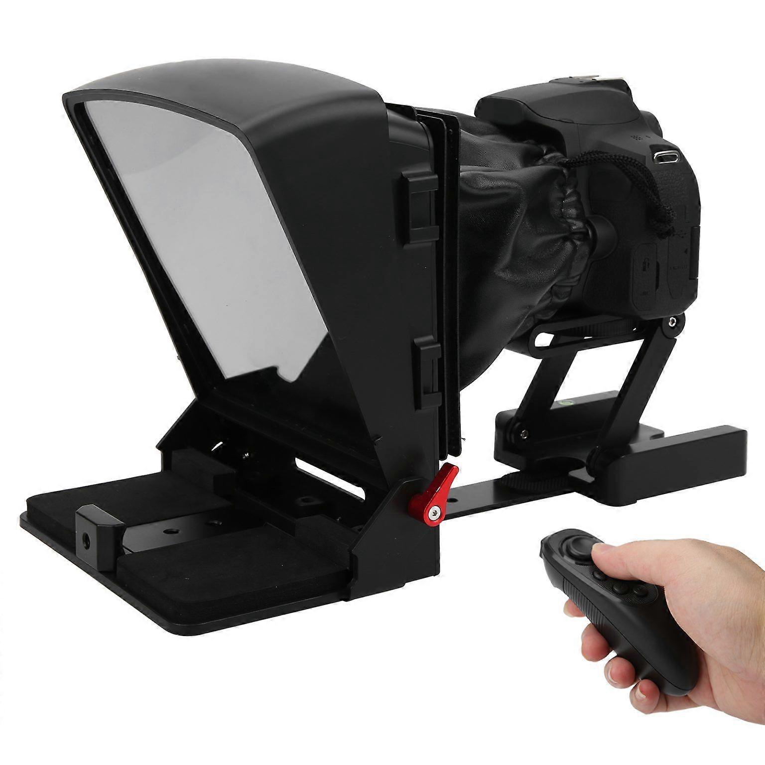 Portable Remote Control Teleprompter for Video Recording - Professional Camera Prompter