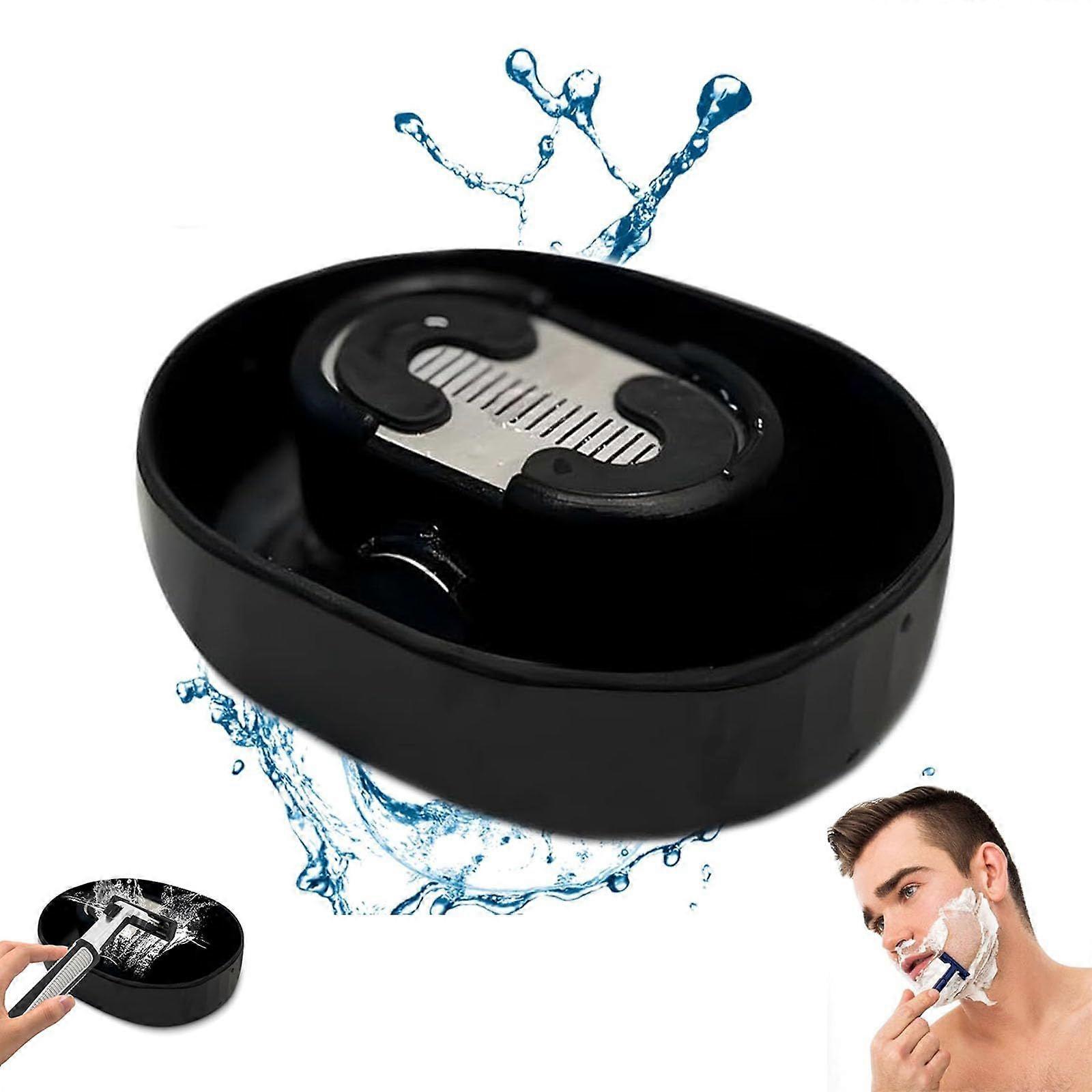 Portable Razor Cleaner for Home and Travel - Men's Razor Rinser for Effortless Shaving Cleanup