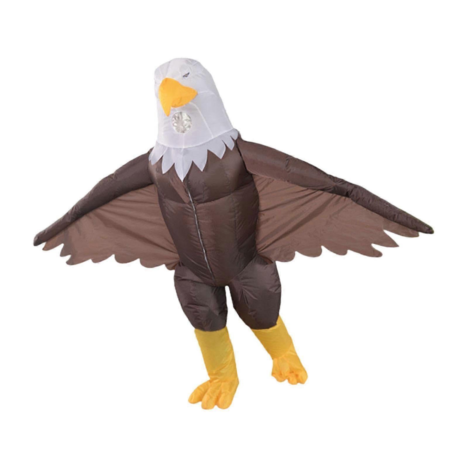 Inflatable Eagle Costume for Adults - Fun Cosplay Halloween Costume for Men Women, Blow-Up Party Outfit Props for Dress Up