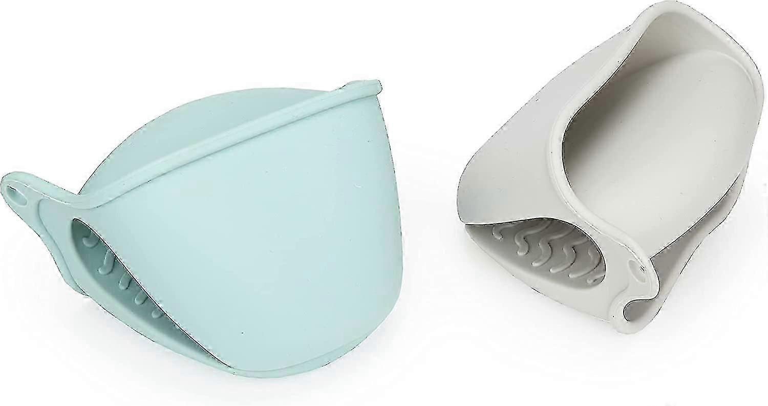 Silicone Pot Holder Light Blue/light Grey
