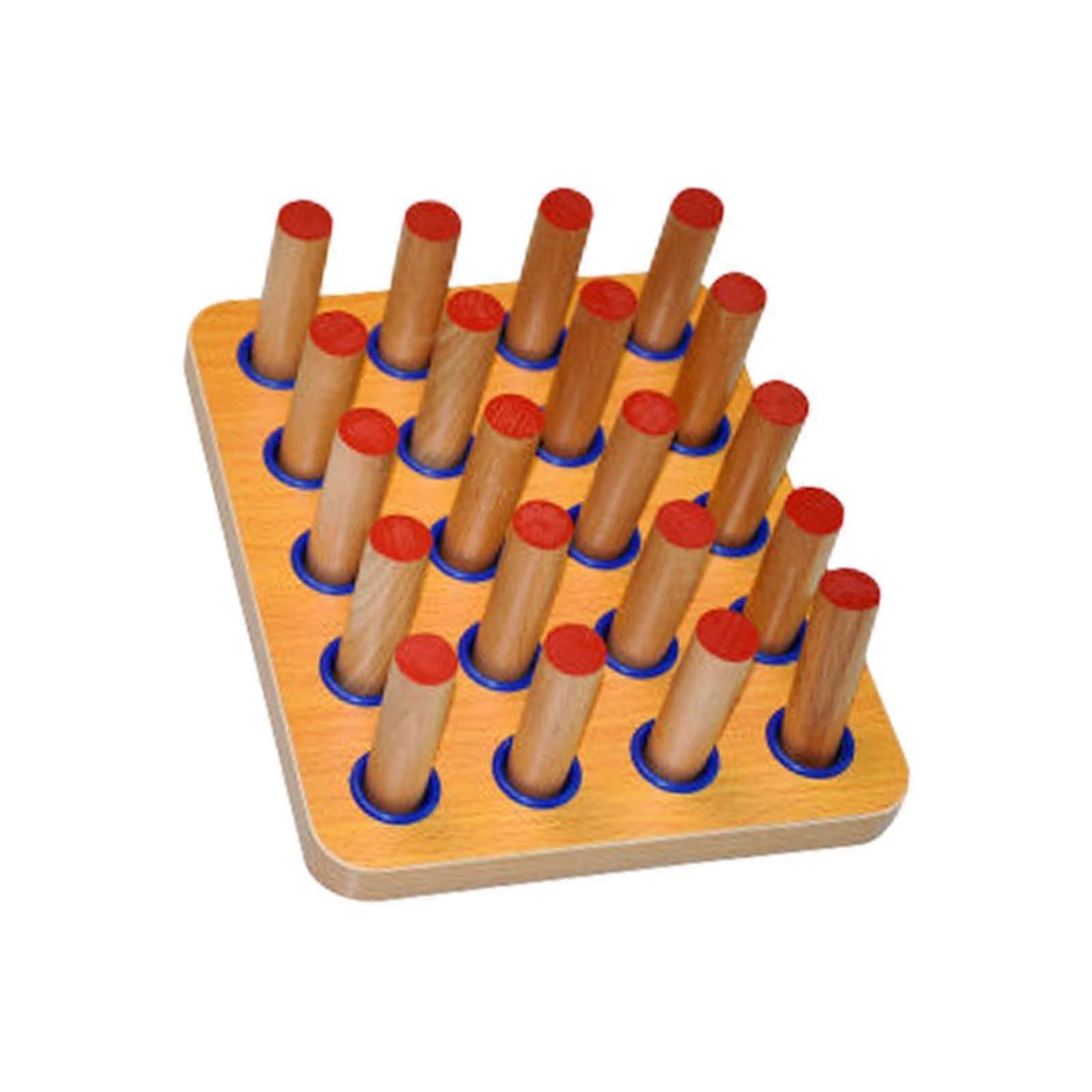 Finger Exerciser Wood Board and Sticks Set for Muscle Building Injuries Finger