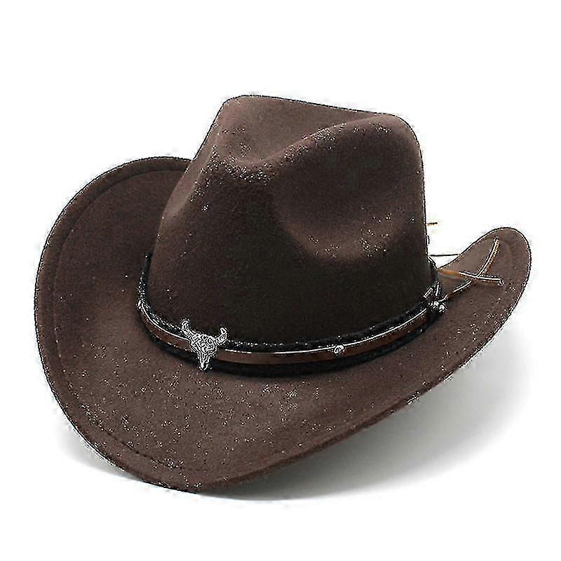 Western Cowboy Top Hat Chapeau de feutre