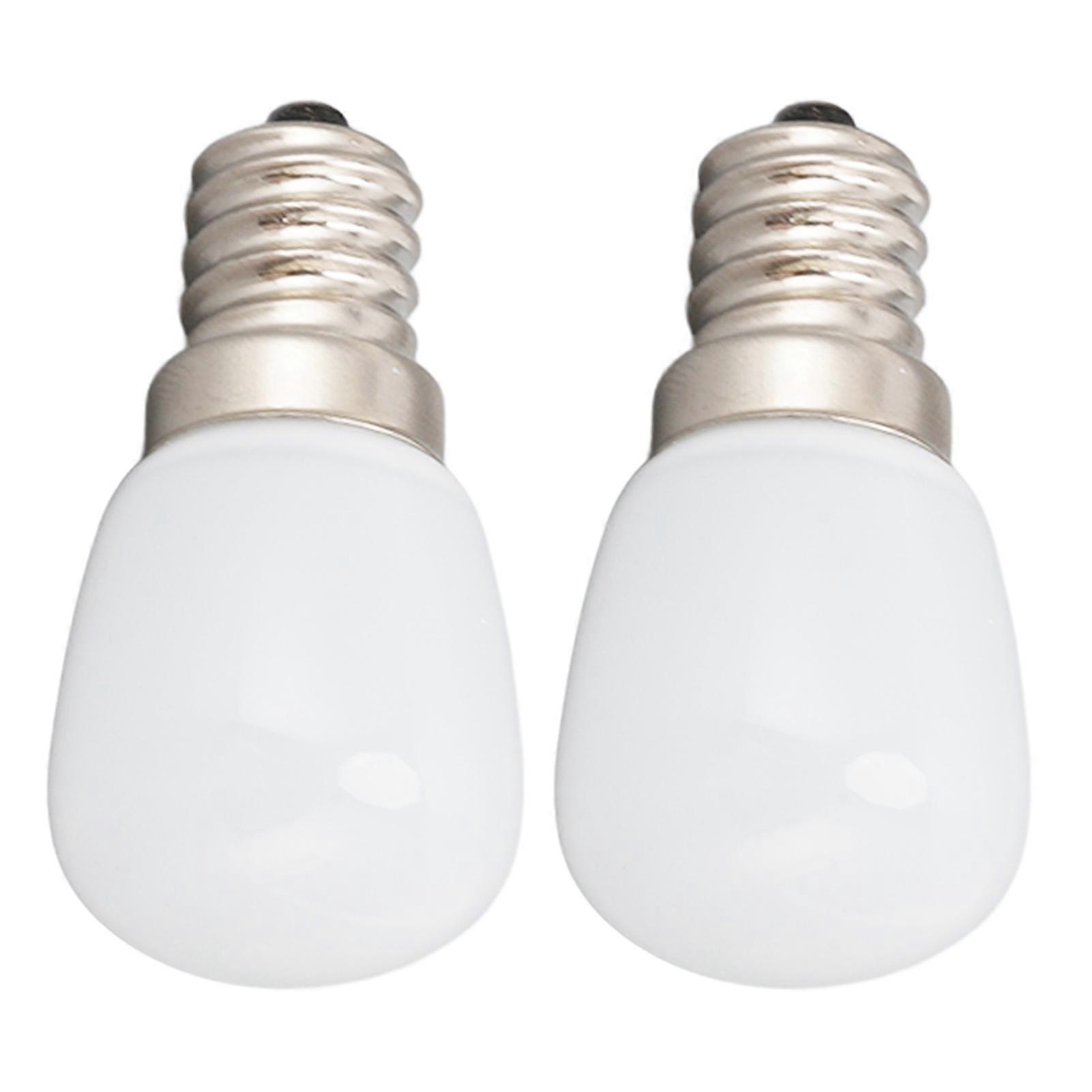 2pcs 2W E12 LED Bulb, Mini Refrigerator Light for Oven Microwave