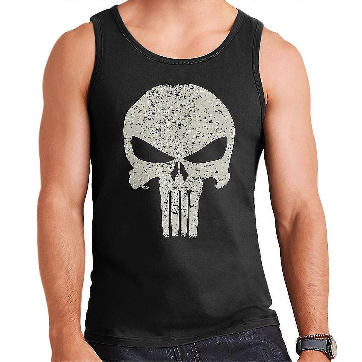 Punisher Skull Symbol Väst för män