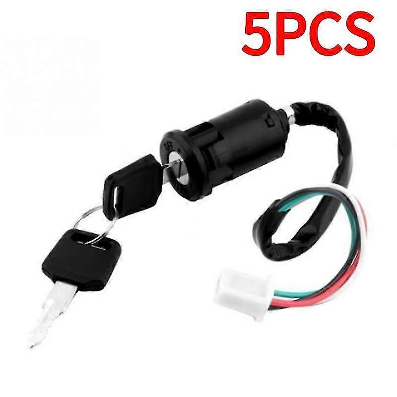 1/2/5pcs מתג הצתה אוניברסלי אופנוע עמיד למים מנעול דלת חשמלי התחלה חשמלית מפתח טרקטורונים עבור הונדה ימאהה קוואסאקי סוז p202411261203