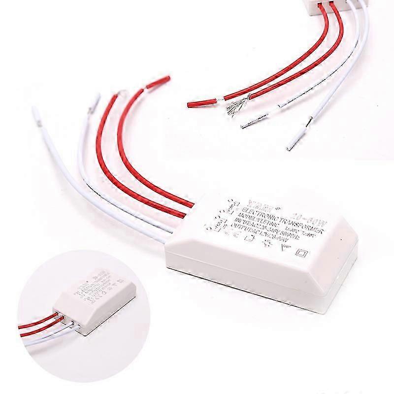 Elektronischer Transformator AC 220V bis 12V 20-60W Halogenlicht-Treiber-Netzteil