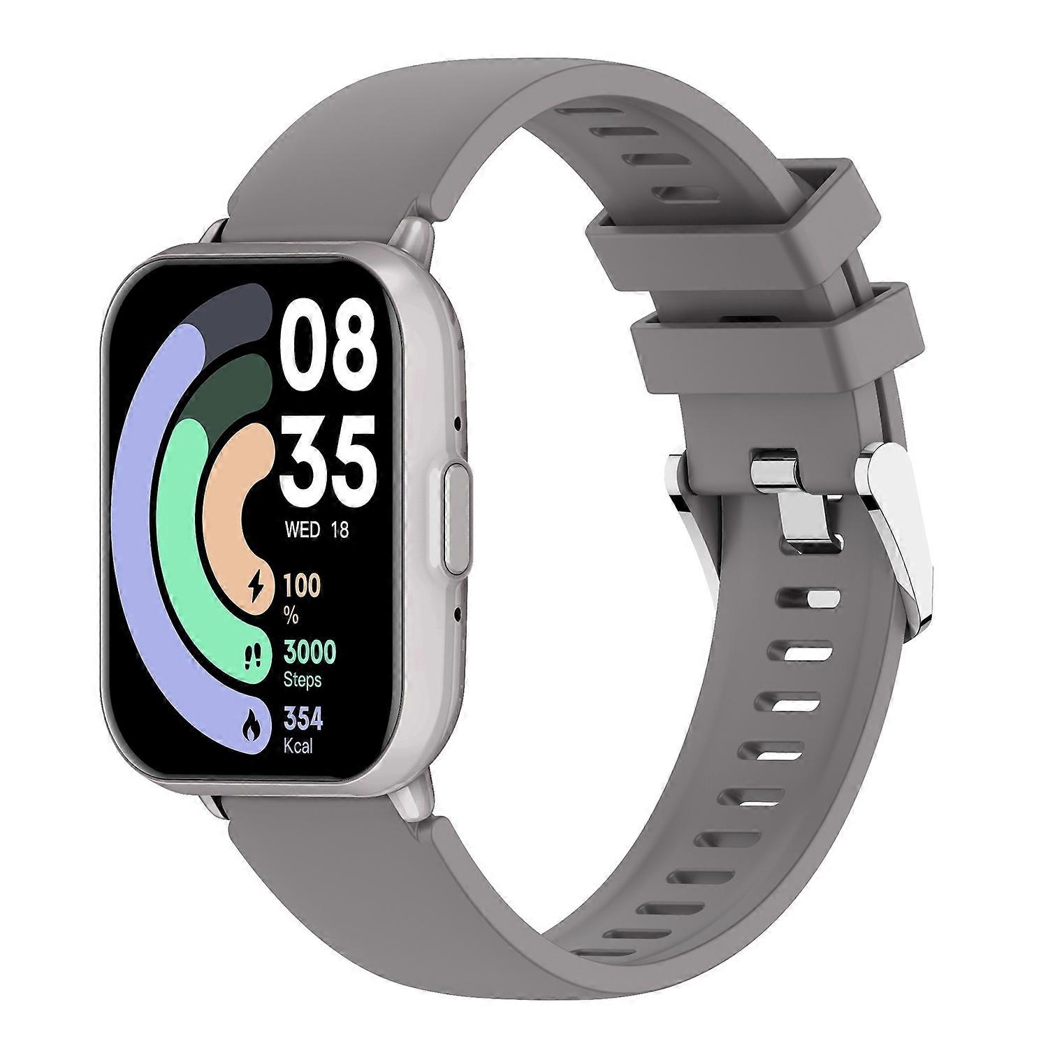 AS Z169 1.83 Inch Smart Watch Bluetooth Calling Heart Rate Sleep Monitor Multi Sports Tracker - Silv