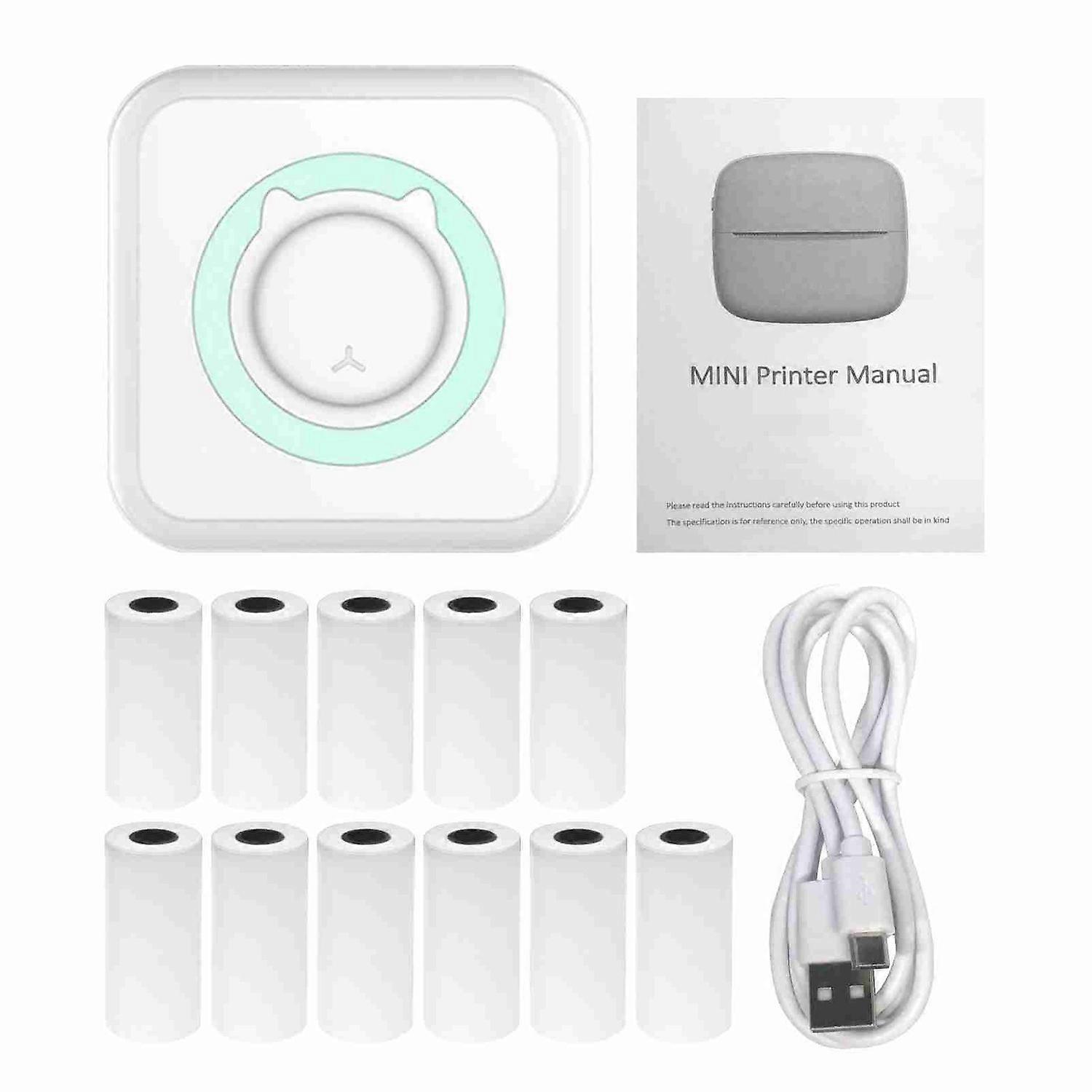 All-in-one Photo Printer Multifunction Portable Printer Wireless Instant Mini Printer Support BT Con