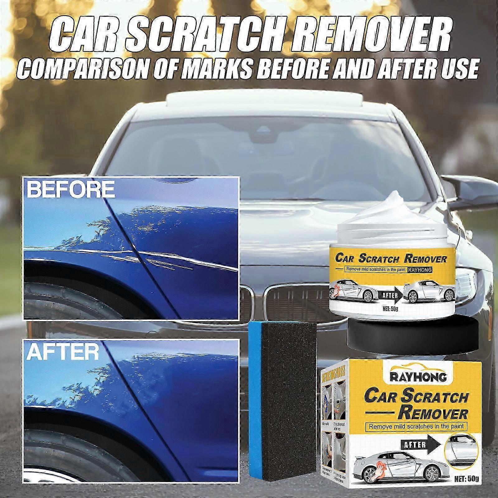 Scratch Repair High-Tech, Car Scratch Repair Paste, Car Scratch Remover, Professional Car Scratch Repair Agent with Sponge for Vehicles for Deep Scrat