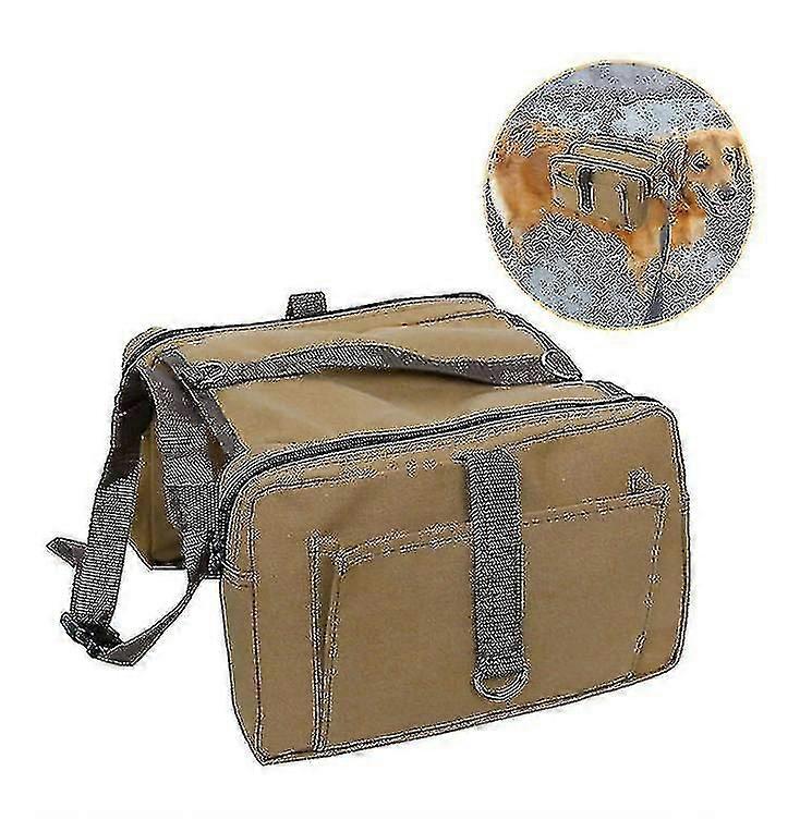 Dog Backpack Saddle Bag Vest Harness Pocket