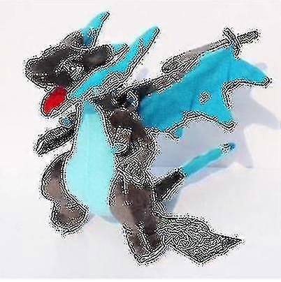 25cm Mega Evolution Plush Toys Blue Charizard Soft Stuffed Dolls Gift Children