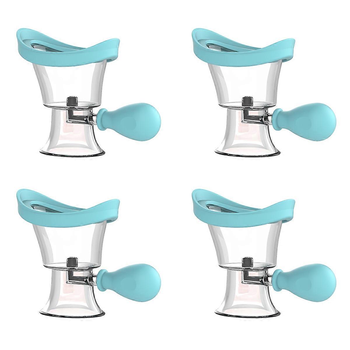 4X Soft Silicone Eye Wash Cups Eyes Cleaner Flushing Rinse Cups Resuable Bath Eyewash Cups