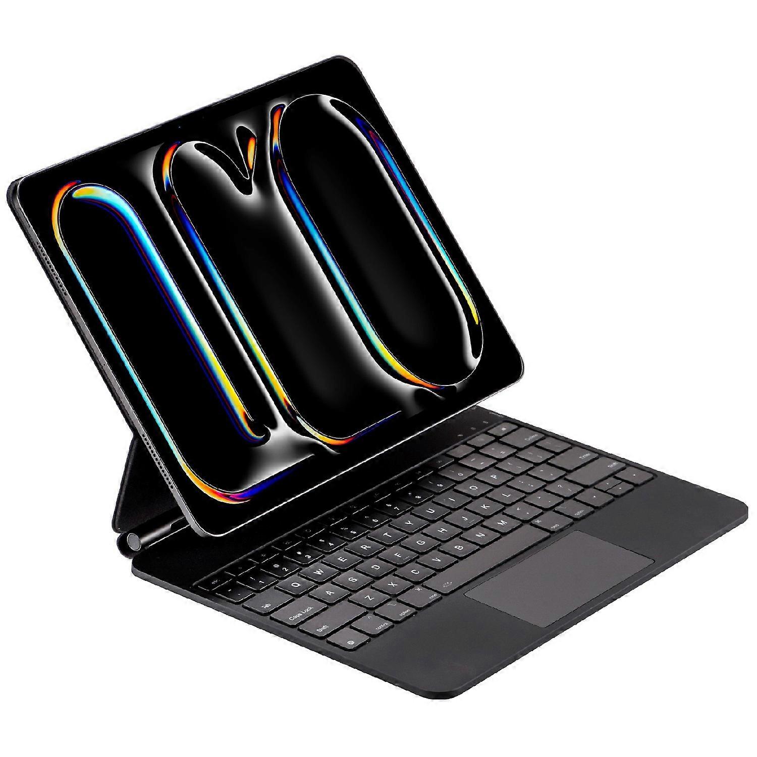 X9P For iPad Pro 13 (2024) Tablet Stand Case with Touchpad Bluetooth Keyboard