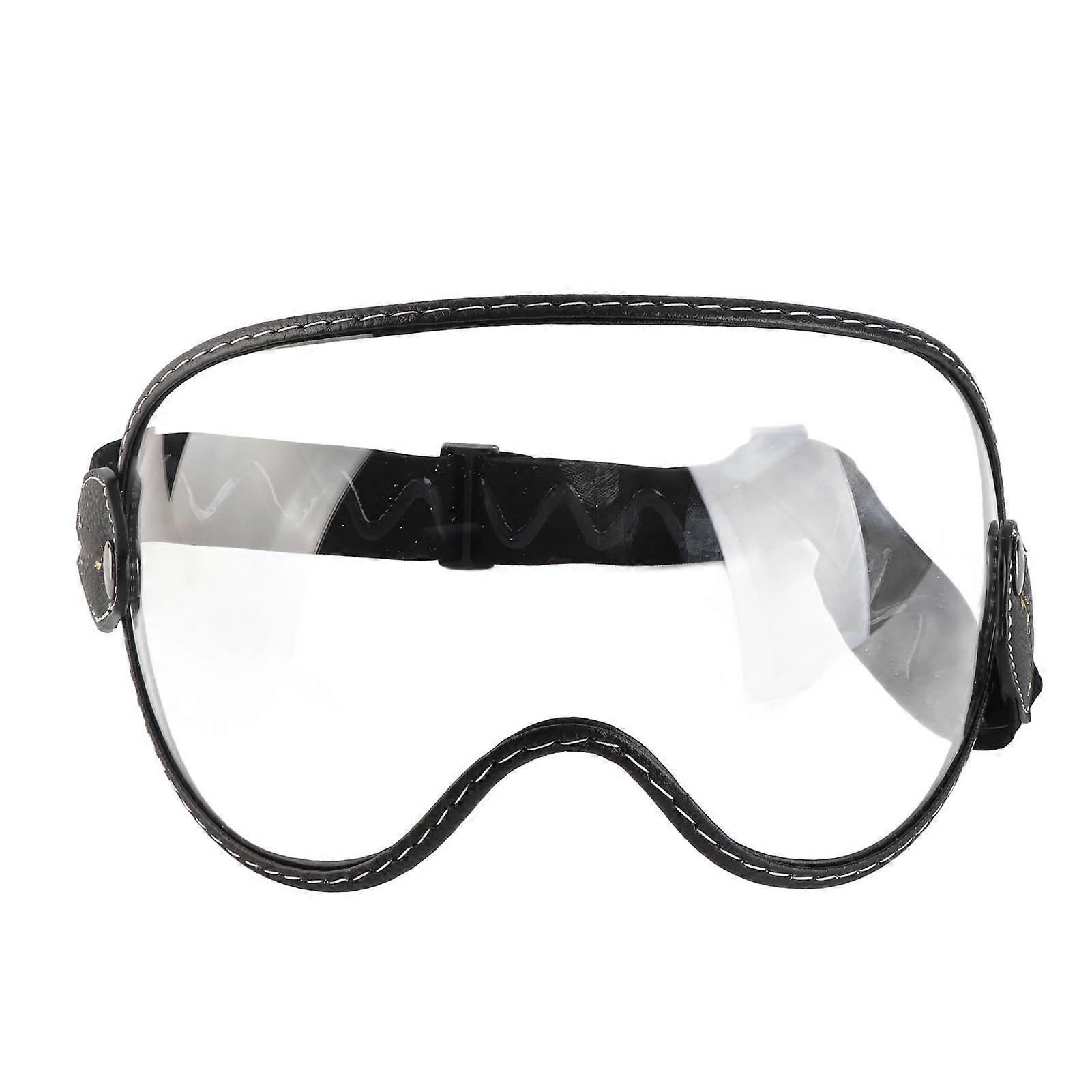 Motorcycle Goggles, PC Lens and ABS Frame, Windproof, for Cycling Helmet