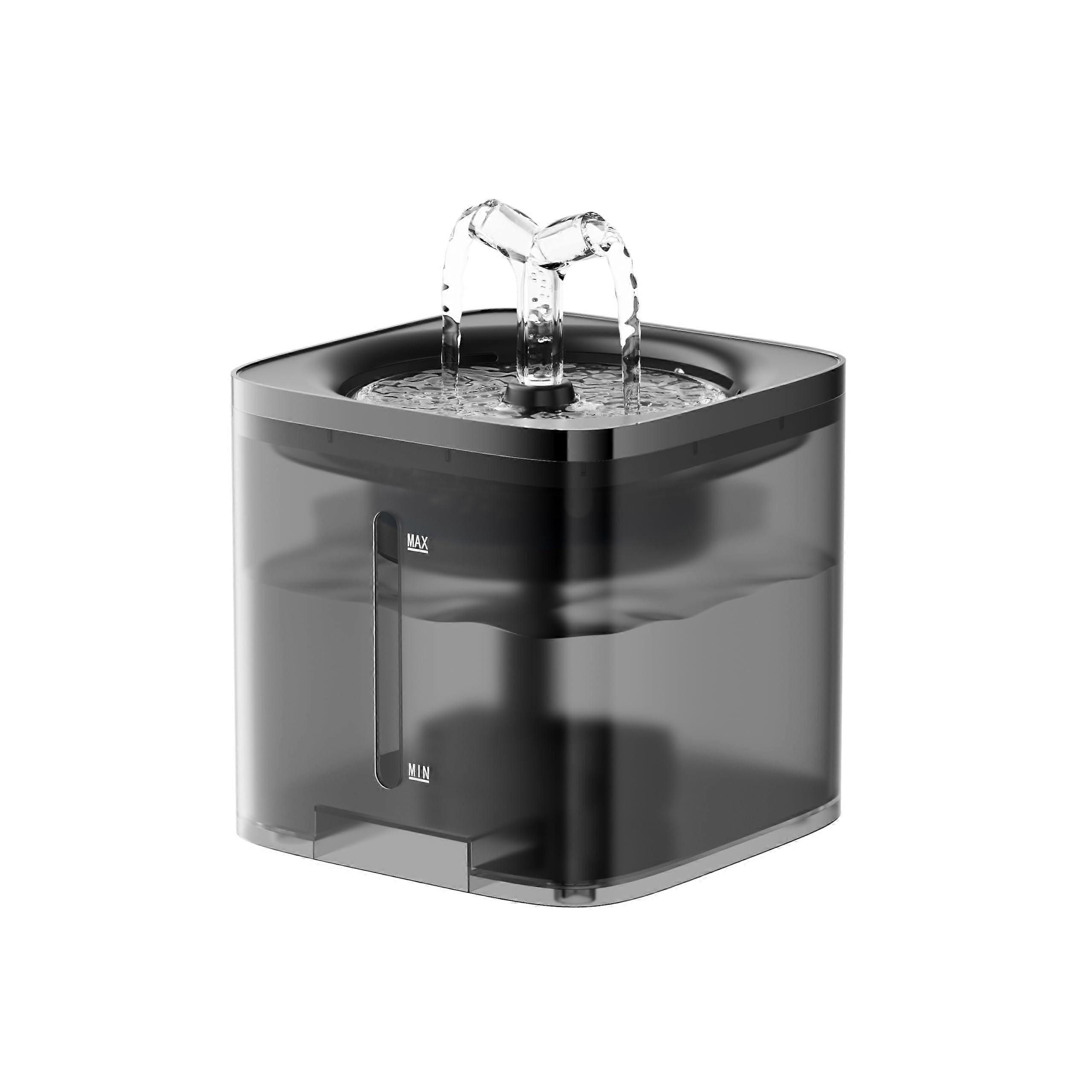 Cat Water Fountain 2L Capacity, Filtered Stream, Silent Operation, Continuous Fresh Water For Cats