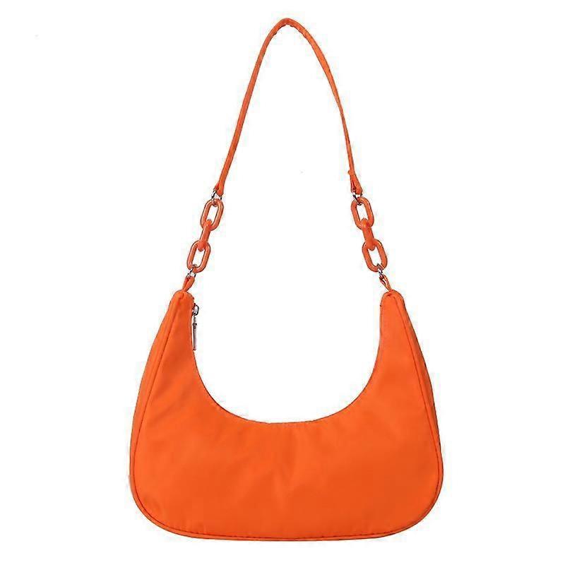حقيبة كتف حقيبة يد نسائية ، حقيبة يد عتيق ، حقيبة كتف نسائية في 90s ، حقيبة صغيرة من قماش حقيبة أزياء حقائب يد للنساء برتقالي