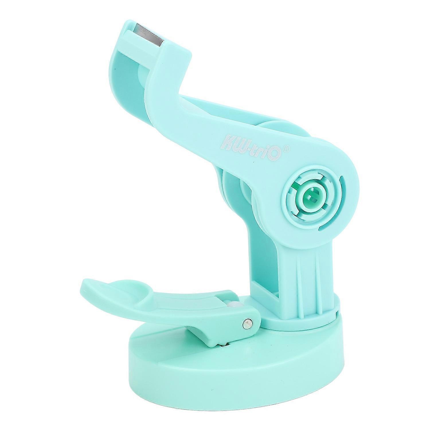 Desktop Tape Dispenser Suction Cup Type Adjustable Desktop Tape Dispenser Roll Holder Green