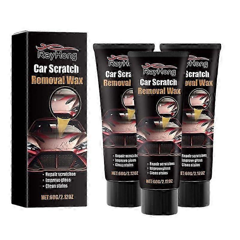 3x Car Scratch Repair Paste Professional Scratch Remover Paste 120ml