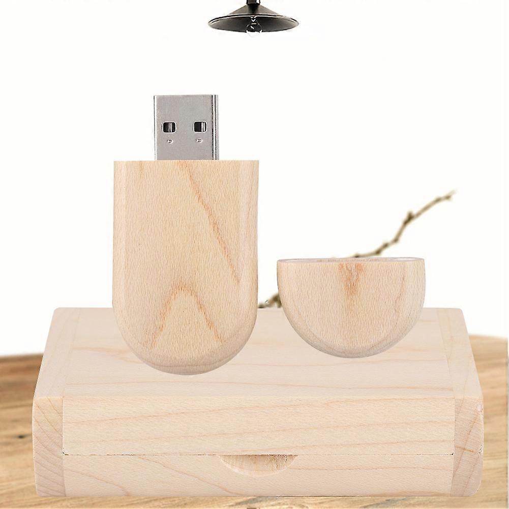 Digital Data Storage With Universal Compatibility, Maple Wood USB Flash Drive Offers Quick Shipping And Durable Construction, Personalized Gift Box