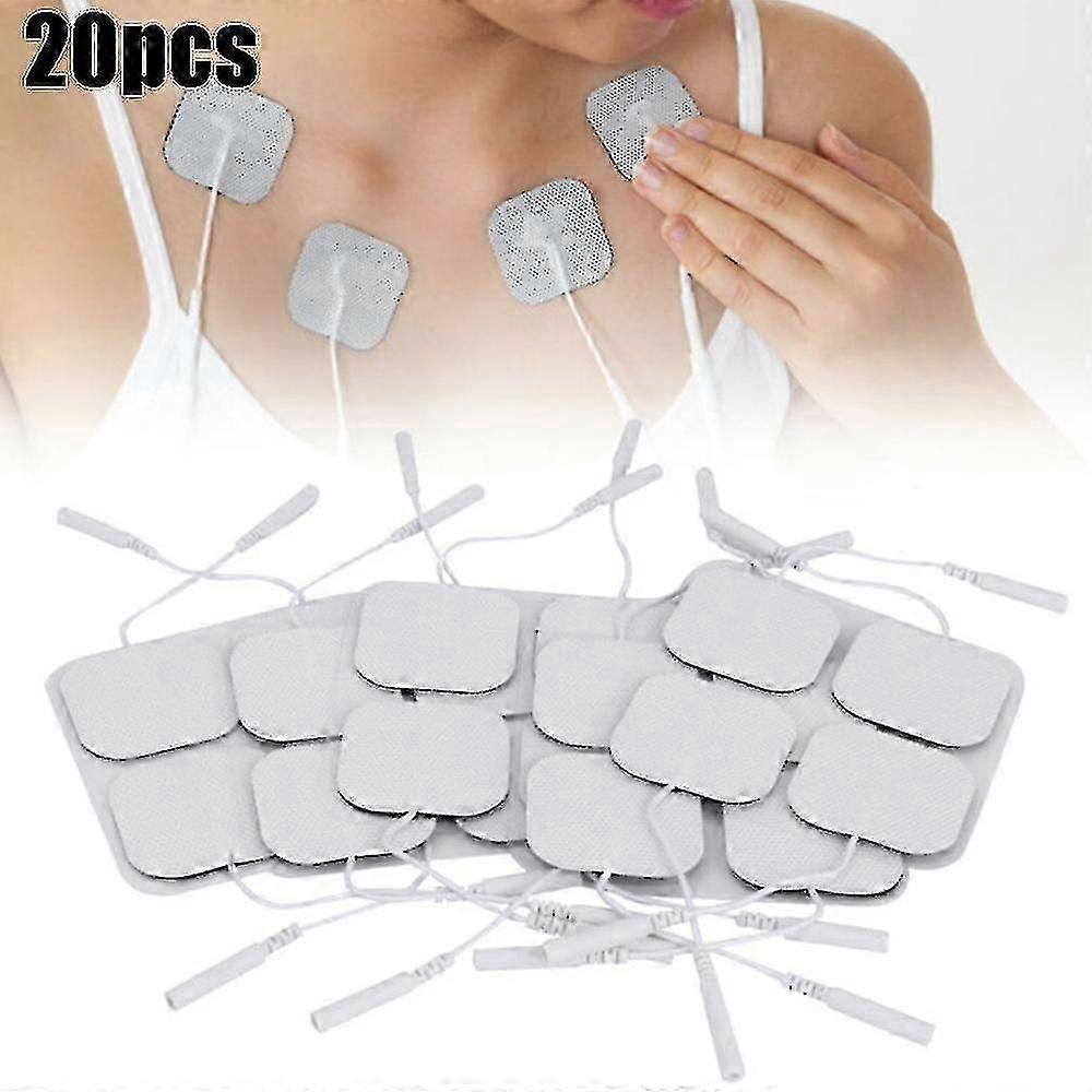20 Pack Electrode Pads Replacement Massage Pads Physiotherapy