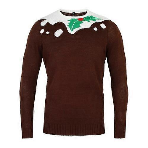 Christmas Shop Unisex Pudding Design Christmas Jumper
