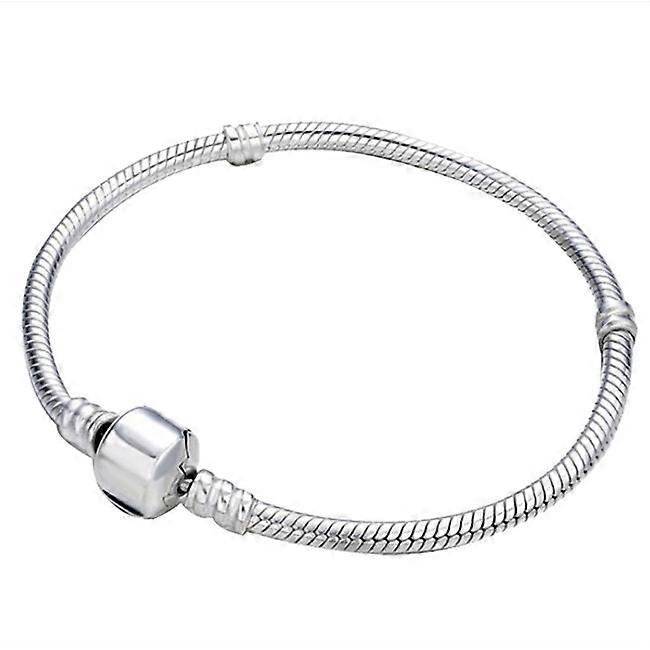 Silver Snake Chain Link Bracelet, Length:20cm