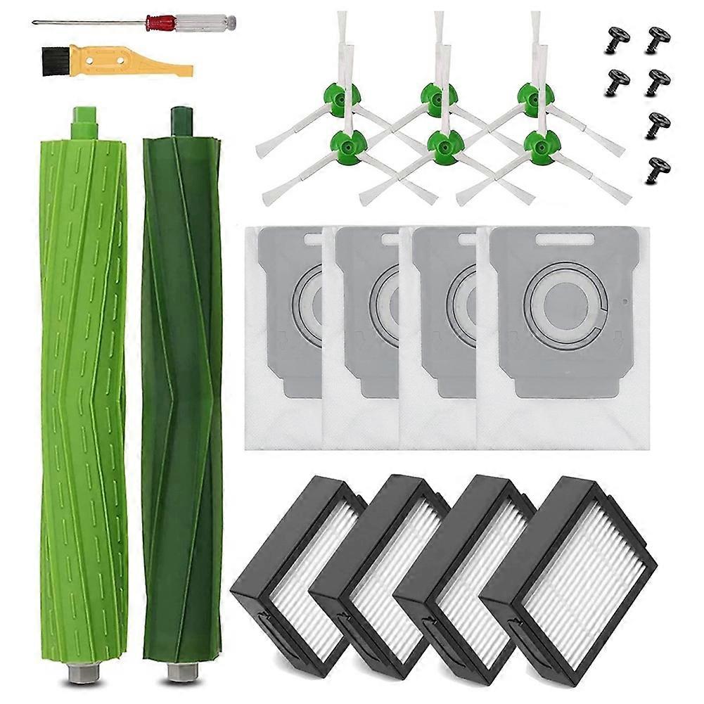 12 Sacchetti Per IRobot Roomba I7, I7+, J7, I3, I4, I6, I8, S9, E5, E6, E7 - Ricambi Originali Per Clean Base, Grande Capacità