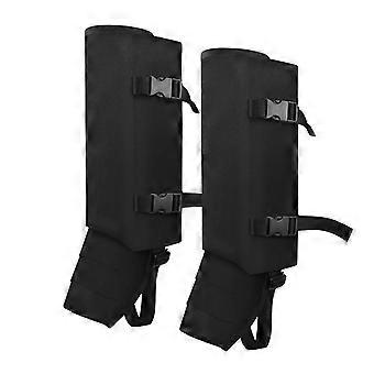 Leg Gaiters Water Resistant Adjustable Snow Boot Gaiters for Hiking Hunting Climbing Backpacking Outdoor Men Women  Khaki