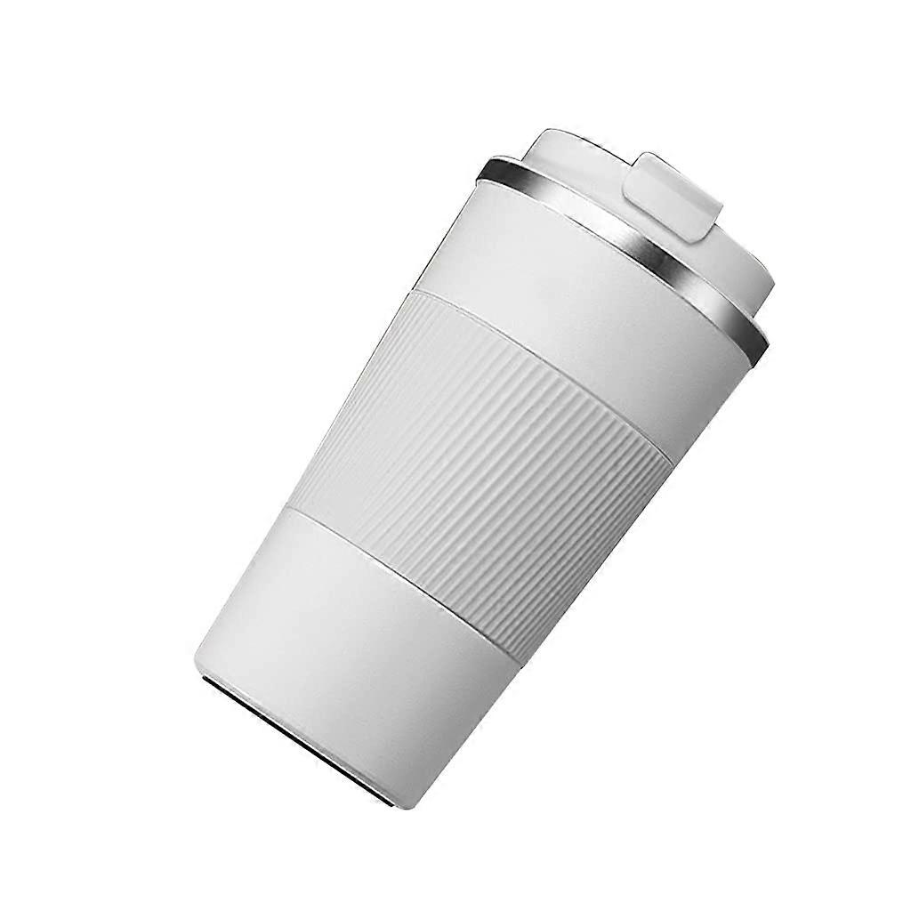 Double-Wall Travel Thermos Cup 16 oz Stainless Steel Insulated Mug with Lid - BPA-Free Hot & Cold Beverage Container