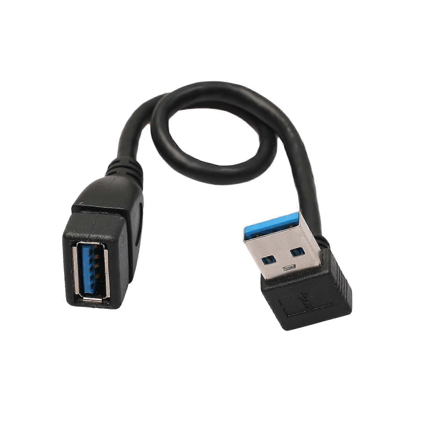 USB 3.0 Right Angle 90degree Extension Cable , 20cm