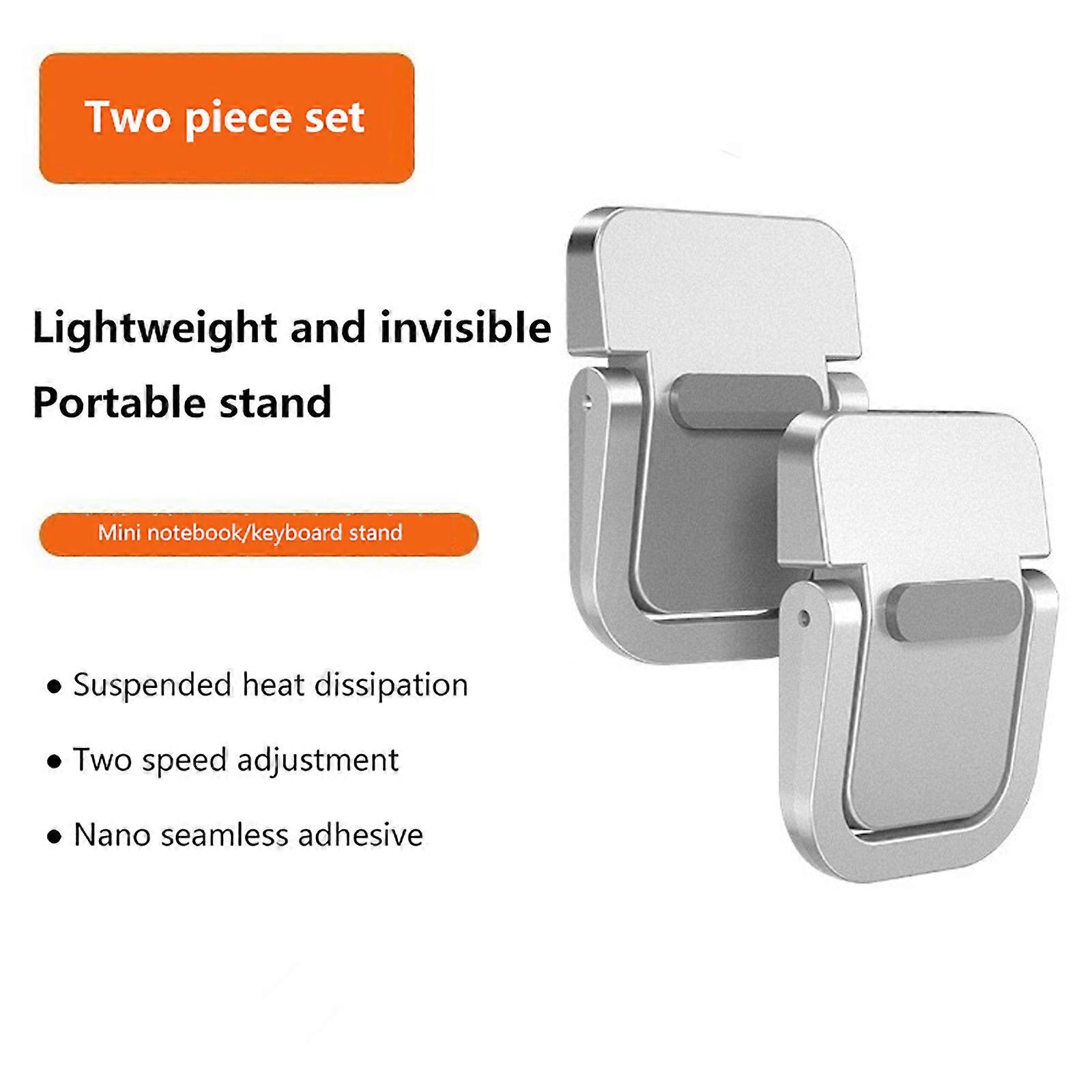 Adjustable Laptop Stand 2PCS Notebook Support Holder Portable Riser Cooling Bracket Universal For Keyboard Tablet Phone Laptop