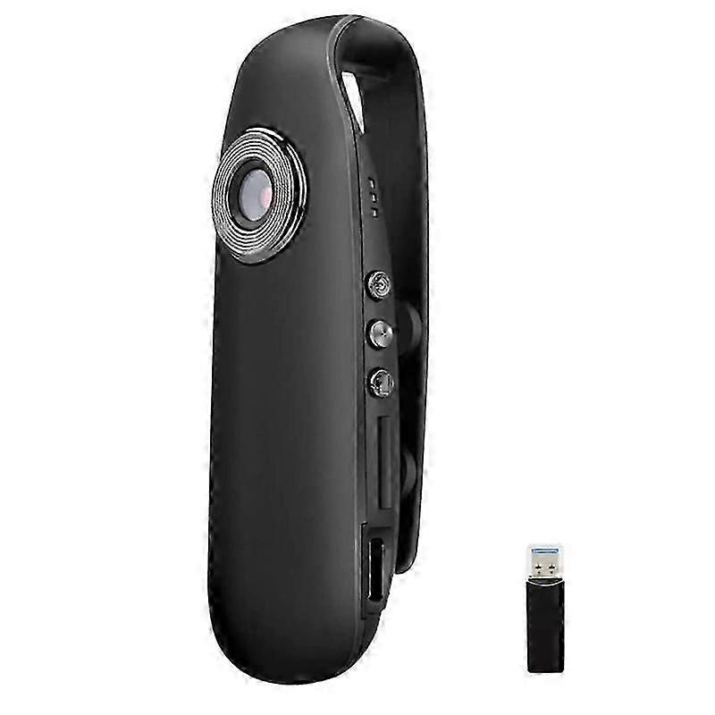 Police Body Camera and Portable, Camera with Video Wearable, 1080P Wearable Camera, Mini Camera EU Plug