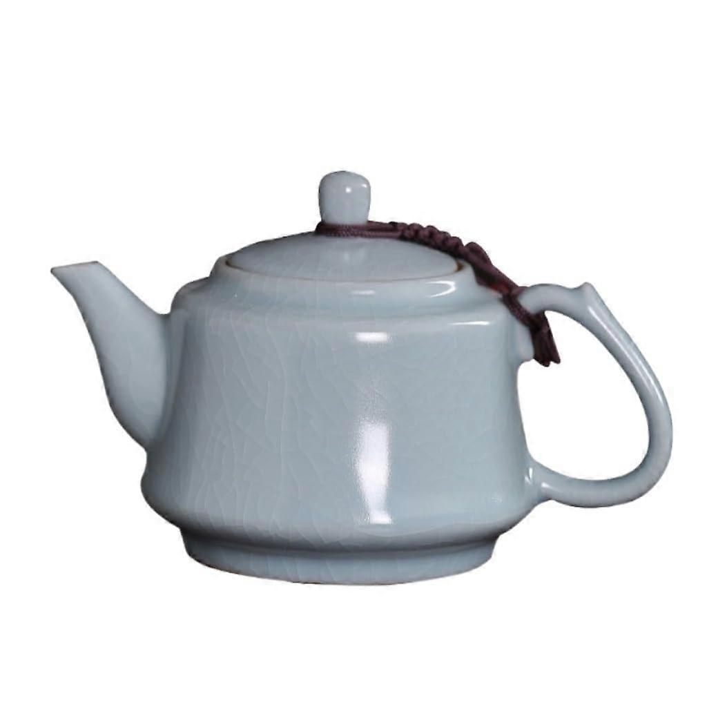 Teapot Infuser, Handmade Small Single Pot, Ice Crack Glaze Ceramics, Kung Fu Tea Set, Household Use, 300ml