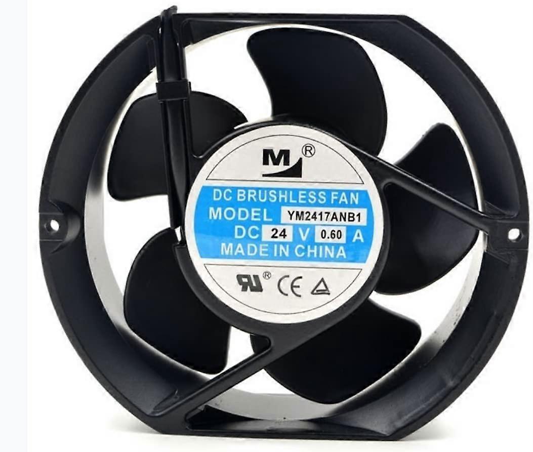 YM2417ANB1 24V 0.60A 2-Wire Cooling Fan 172mm x 172mm x 51mm High Performance Server Fan
