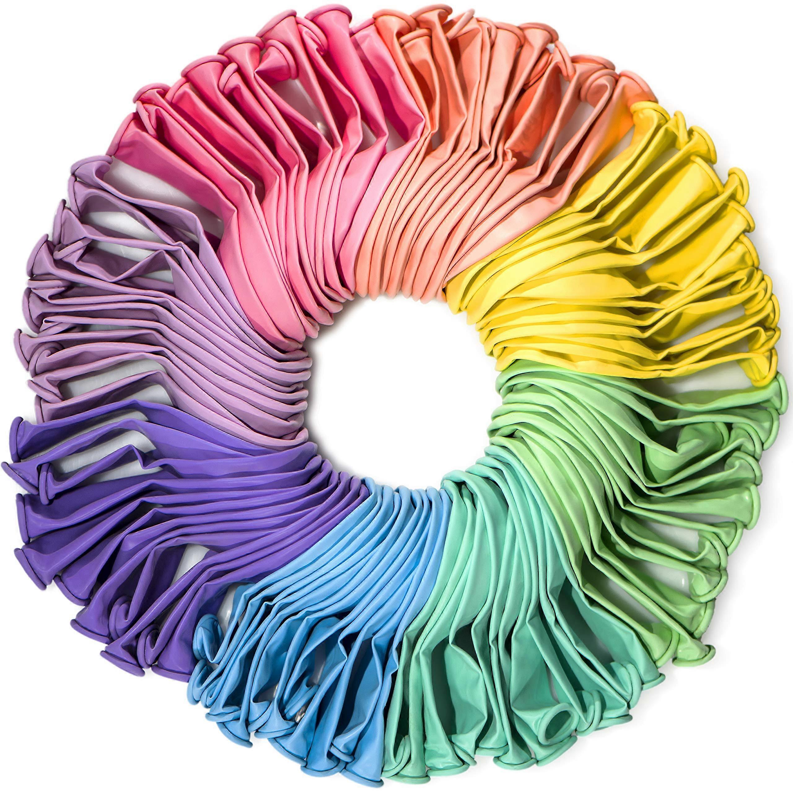 Pastel Balloons Assorted Colors Balloon Set For Party Decor And Events